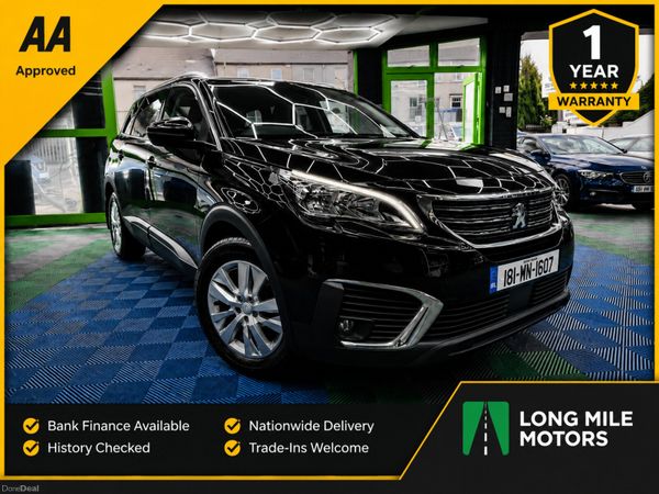 Peugeot 5008 MPV, Diesel, 2018, Black