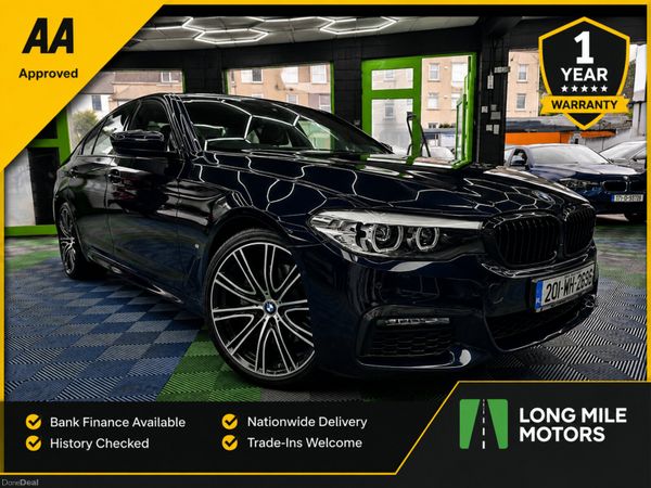 BMW 5-Series Saloon, Petrol Plug-in Hybrid, 2020, Black