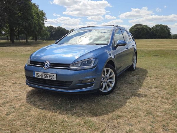 Volkswagen Golf Estate, Petrol, 2015, Blue