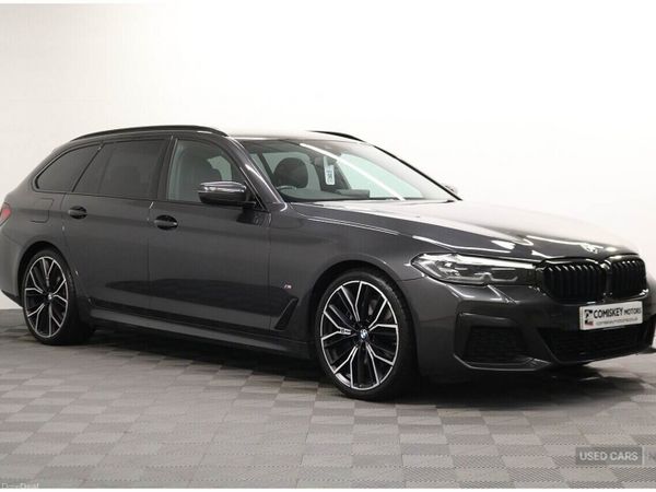 BMW 5-Series Estate, Diesel Hybrid, 2021, Grey