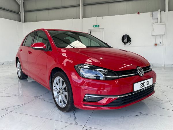 Volkswagen Golf Hatchback, Petrol, 2018, Red