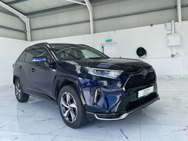 Toyota RAV4 Estate, Petrol Plug-in Hybrid, 2021, Blue