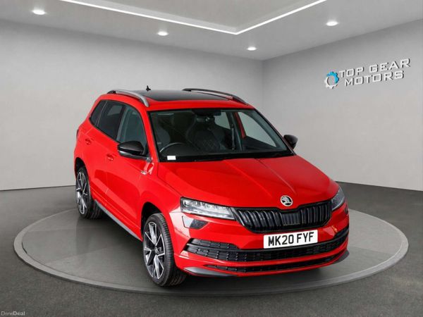 Skoda Karoq SUV, Diesel, 2020, Red