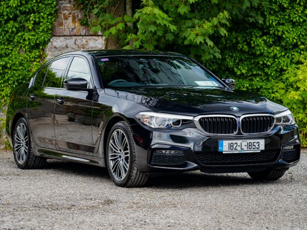BMW 5-Series Saloon, Petrol Plug-in Hybrid, 2018, Black