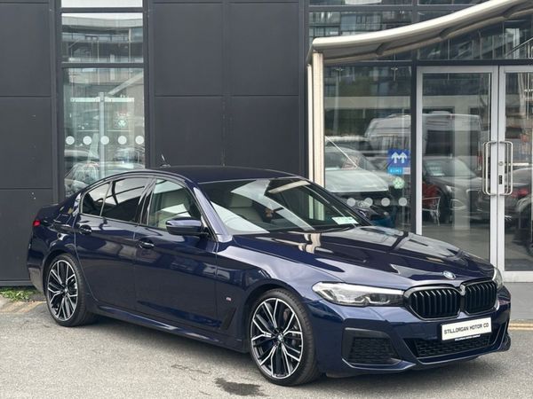 BMW 5-Series Saloon, Diesel, 2022, Blue