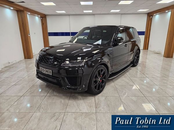 Land Rover Range Rover Sport SUV, Petrol Plug-in Hybrid, 2022, Black
