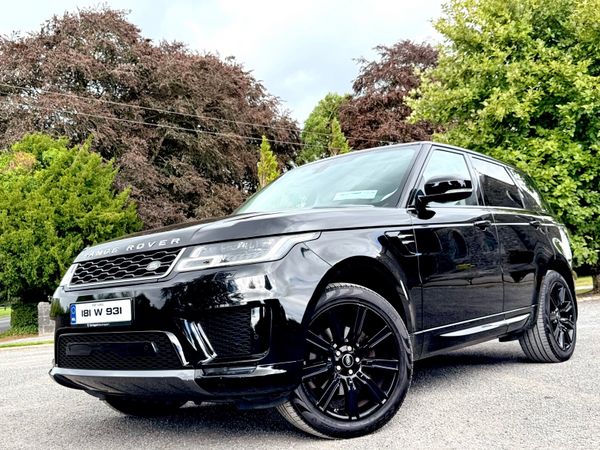 Land Rover Range Rover Sport SUV, Diesel, 2018, Black