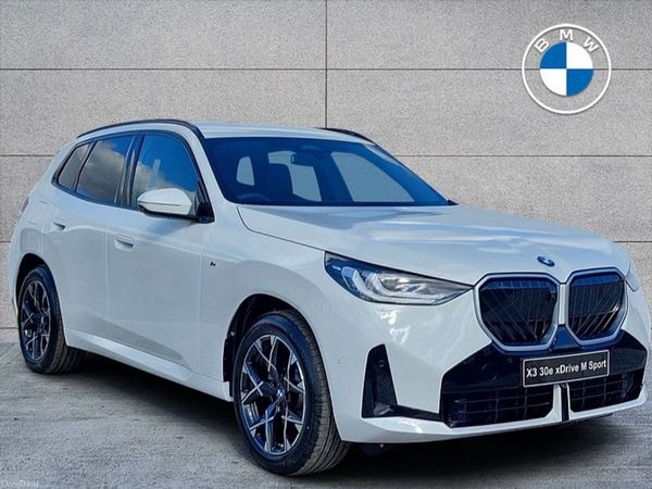 BMW X3 SUV, Petrol Plug-in Hybrid, 2026, White