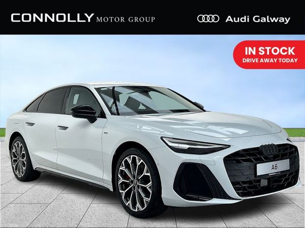 Audi A6 Saloon, Petrol Plug-in Hybrid, 2026, White
