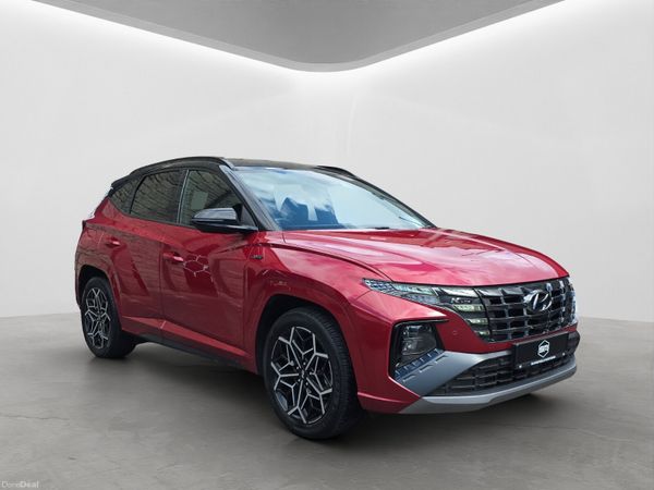 Hyundai Tucson SUV, Petrol Plug-in Hybrid, 2023, Red