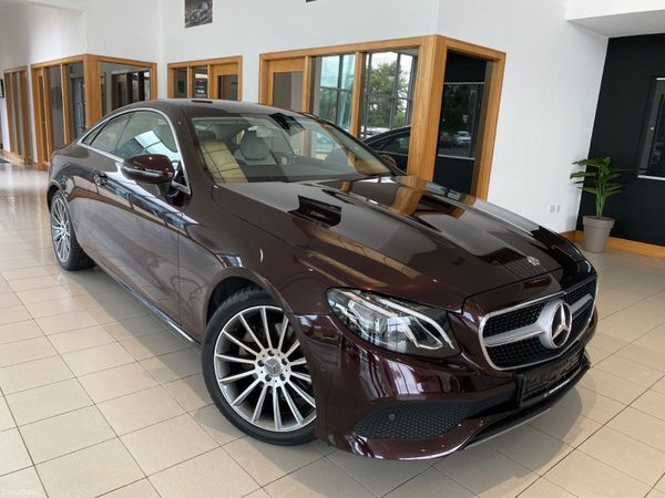Mercedes-Benz E-Class Coupe, Diesel, 2018, Red