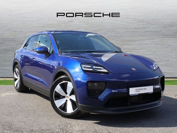Porsche Macan SUV, Electric, 2026, Blue