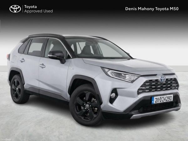 Toyota RAV4 SUV, Petrol Hybrid, 2021, Grey