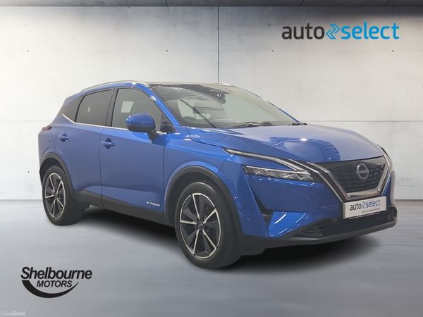 Nissan Qashqai Hatchback, Petrol Hybrid, 2023, Blue