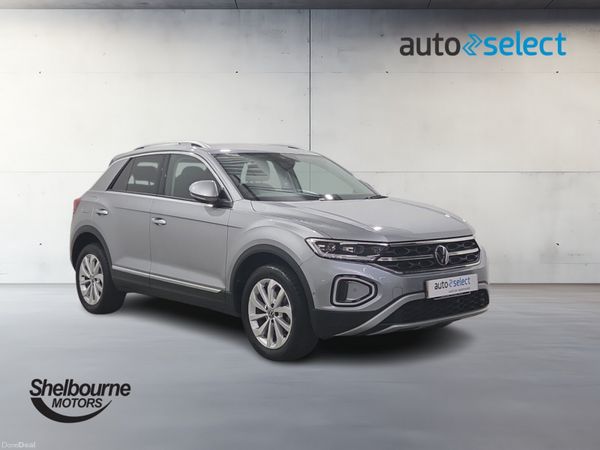 Volkswagen T-Roc Hatchback, Petrol, 2023, Silver