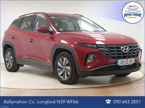 Hyundai Tucson SUV, Petrol Hybrid, 2023, Red