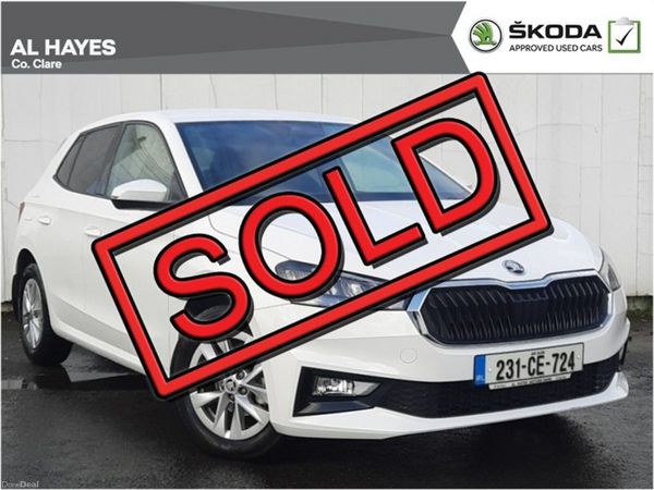 Skoda Fabia Hatchback, Petrol, 2023, White