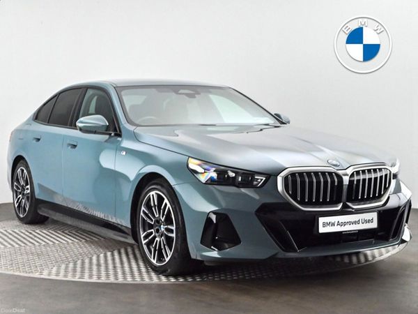 BMW 5-Series Saloon, Petrol Plug-in Hybrid, 2025, Green