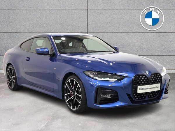 BMW 4-Series Coupe, Diesel Hybrid, 2022, Blue