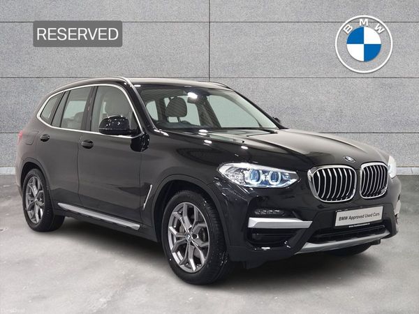 BMW X3 SUV, Petrol Plug-in Hybrid, 2021, Black