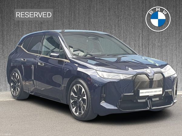 BMW iX SUV, Electric, 2025, Blue