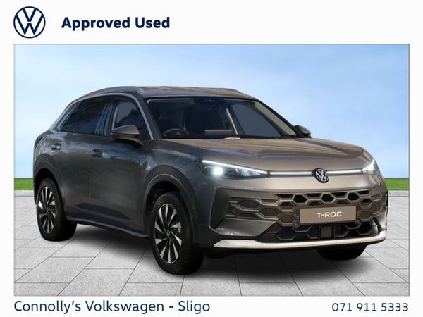 Volkswagen T-Roc SUV, Petrol, 2026, Grey