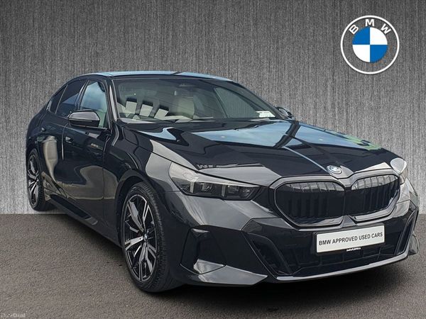 BMW 5-Series Saloon, Petrol Plug-in Hybrid, 2026, Black