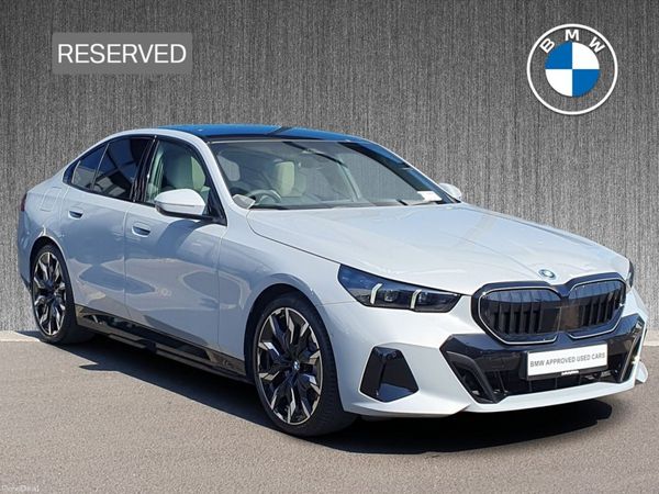BMW 5-Series Saloon, Petrol Plug-in Hybrid, 2026, Grey