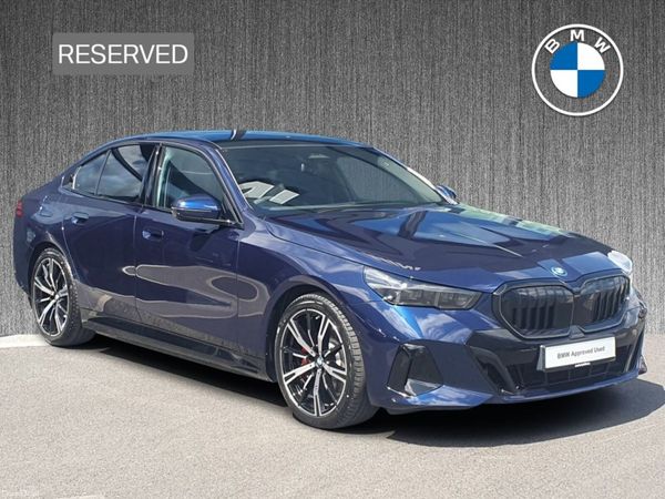 BMW 5-Series Saloon, Petrol Plug-in Hybrid, 2026, Blue
