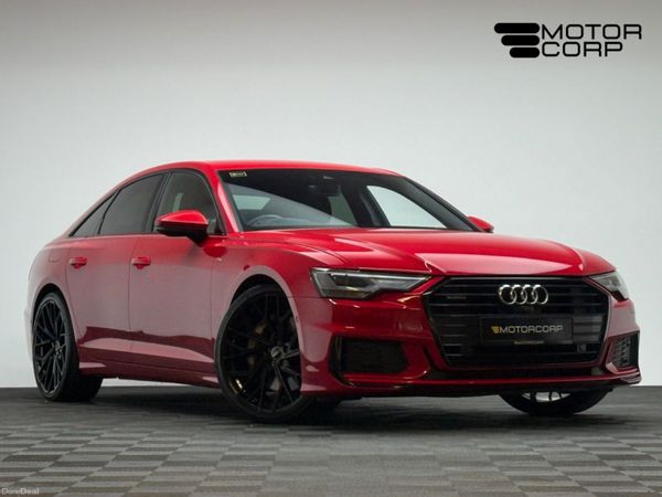 Audi A6 Saloon, Petrol Plug-in Hybrid, 2023, Red