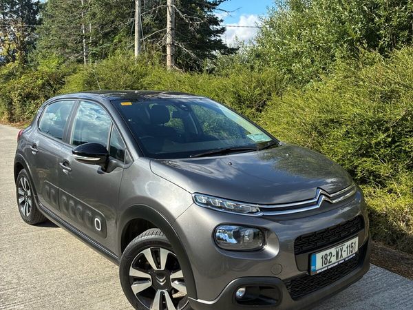 Citroen C3 Hatchback, Petrol, 2018, Grey