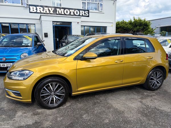 Volkswagen Golf Hatchback, Petrol, 2017, Yellow