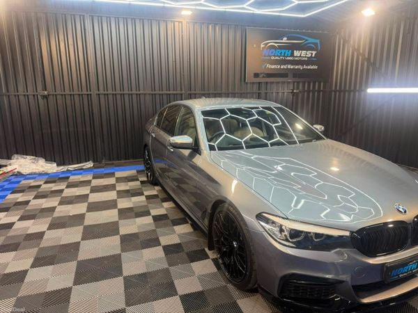 BMW 5-Series Saloon, Diesel, 2017, Blue