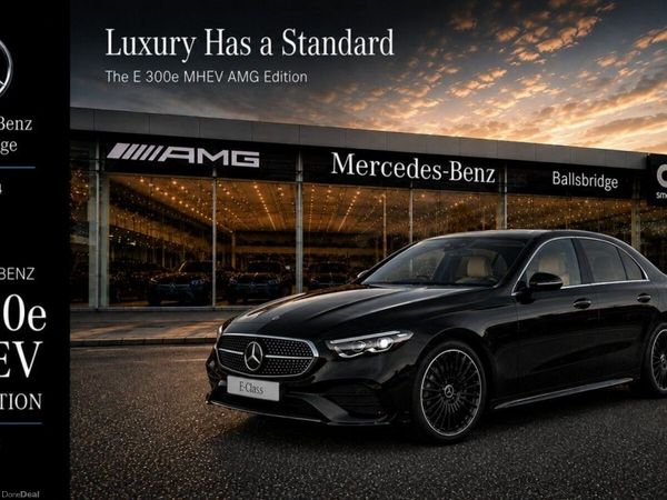 Mercedes-Benz E-Class Saloon, Petrol Plug-in Hybrid, 2026, Black