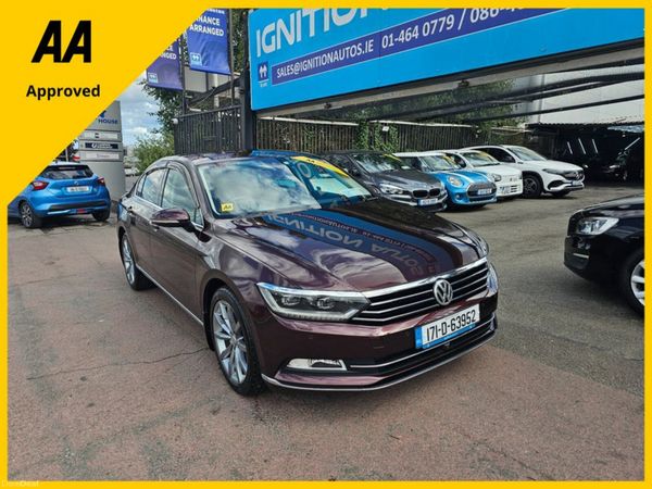 Volkswagen Passat Saloon, Petrol, 2017, Red