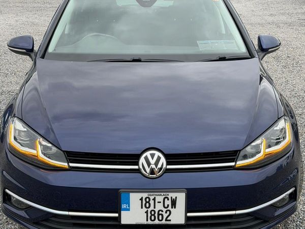 Volkswagen Golf Hatchback, Petrol, 2018, Navy
