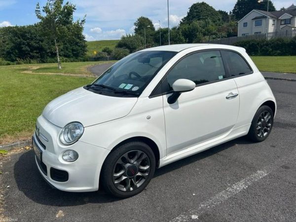 Fiat 500 Hatchback, Petrol, 2014, White