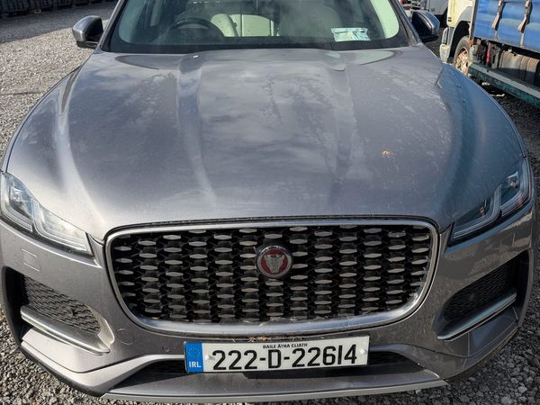 Jaguar F-Pace SUV, Petrol Plug-in Hybrid, 2022, Grey