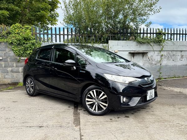Honda Fit Hatchback, Petrol Hybrid, 2015, Black