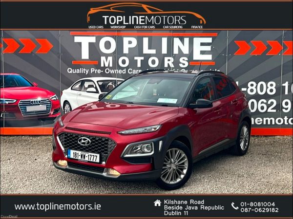 Hyundai KONA MPV, Petrol, 2018, Red