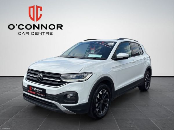 Volkswagen T-Cross SUV, Petrol, 2022, White