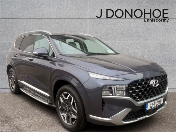 Hyundai Santa Fe SUV, Petrol Plug-in Hybrid, 2022, Blue