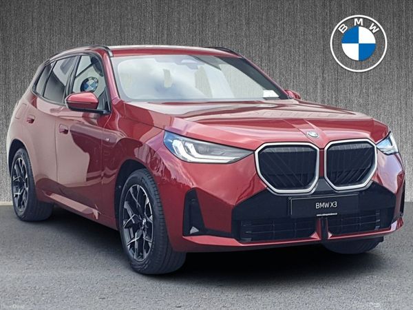 BMW X3 SUV, Petrol Plug-in Hybrid, 2026, Red