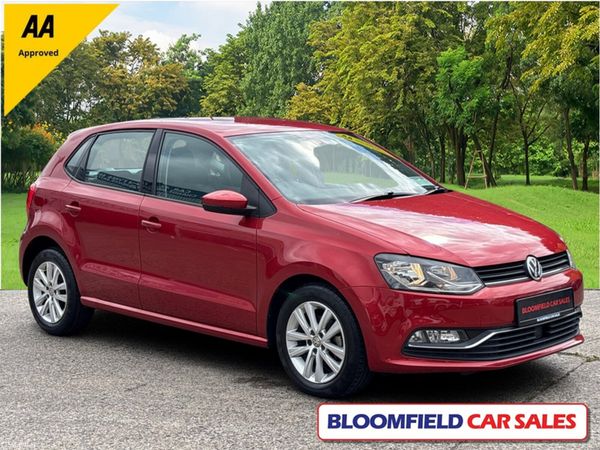 Volkswagen Polo Hatchback, Petrol, 2016, Red