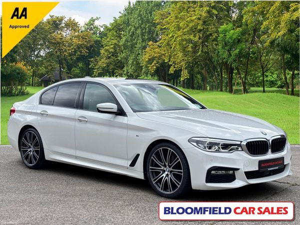 BMW 5-Series Saloon, Diesel, 2017, White