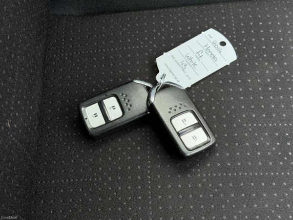 Honda Fit Hatchback, Petrol Hybrid, 2014, White