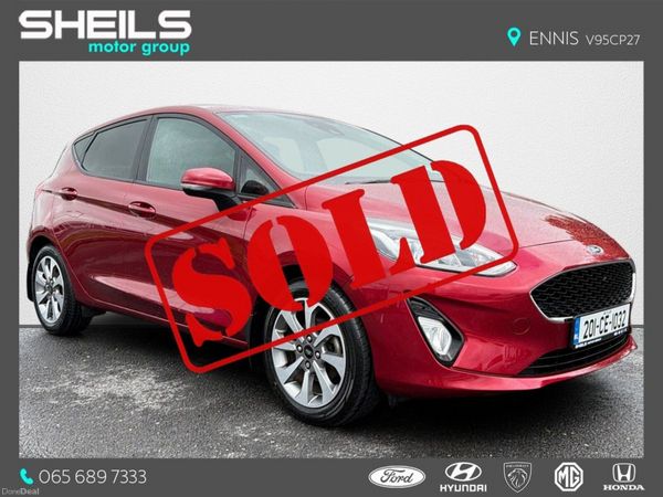Ford Fiesta Hatchback, Petrol, 2020, Red
