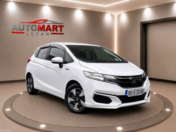 Honda Fit Hatchback, Petrol Hybrid, 2018, White