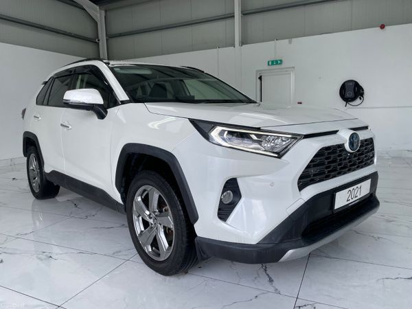 Toyota RAV4 SUV, Petrol Hybrid, 2021, White
