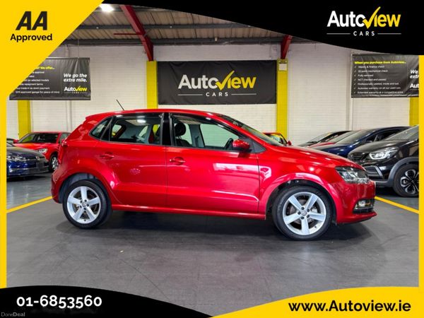 Volkswagen Polo Hatchback, Petrol, 2016, Red